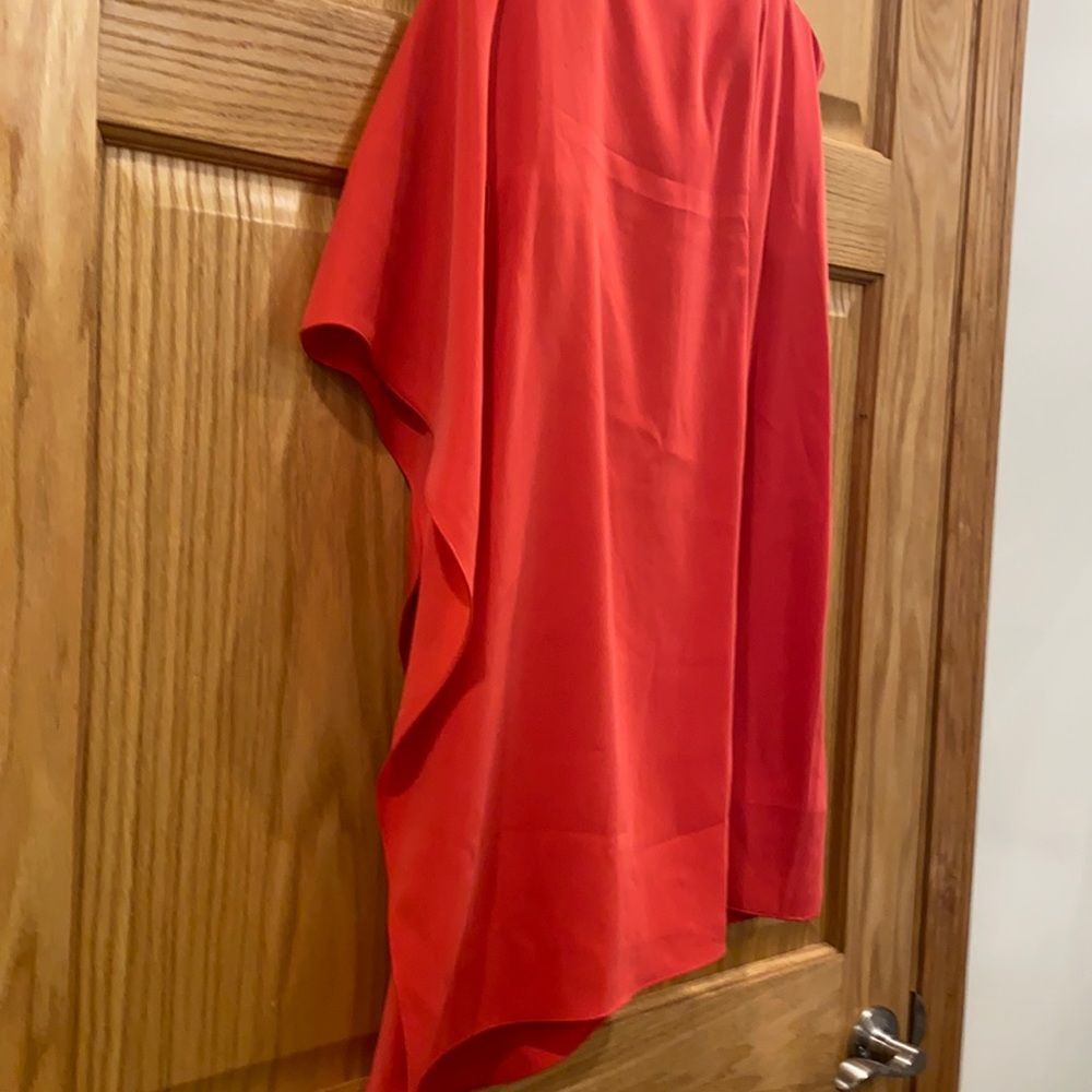 Halston Heritage One Sleeve Mini  Poppy - Picture 5 of 9